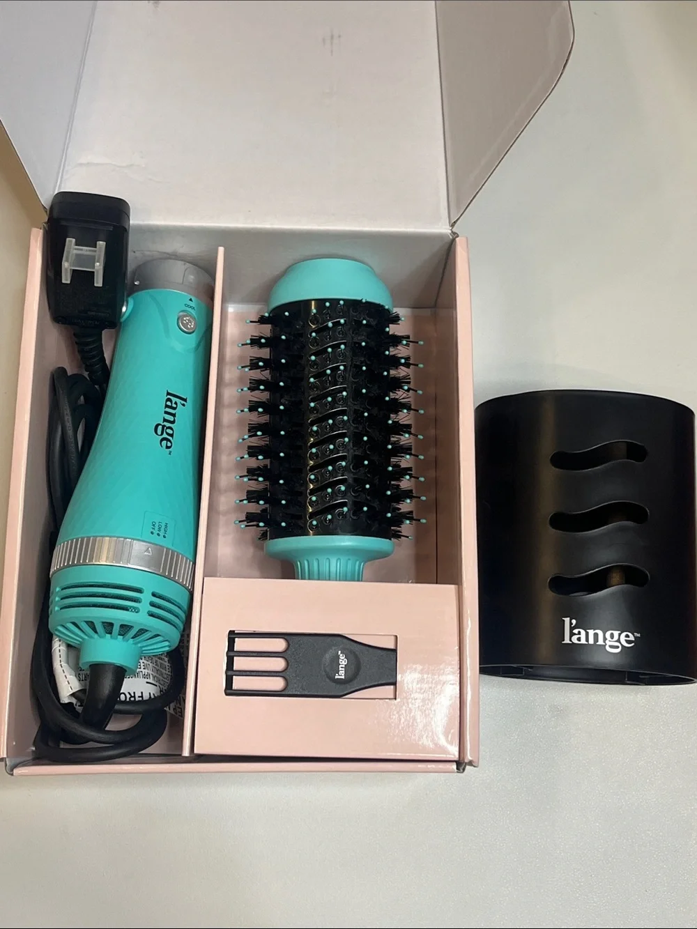 Lange Turquoise Hot Air Styling Brush Set